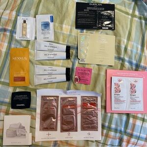 luxury skincare & haircare sample bundle